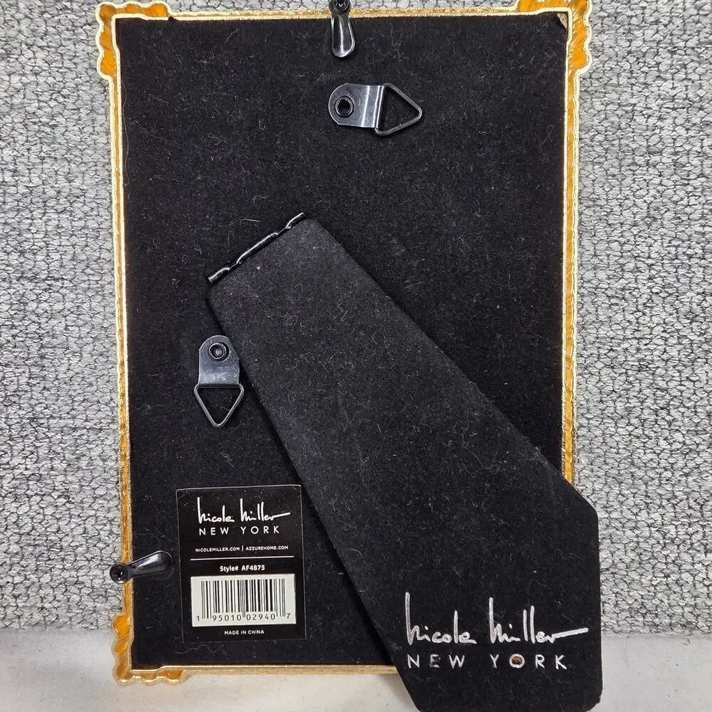 NICOLE MILLER NEW YORK ORNATE GOLD PHOTO FRAME – 6.5